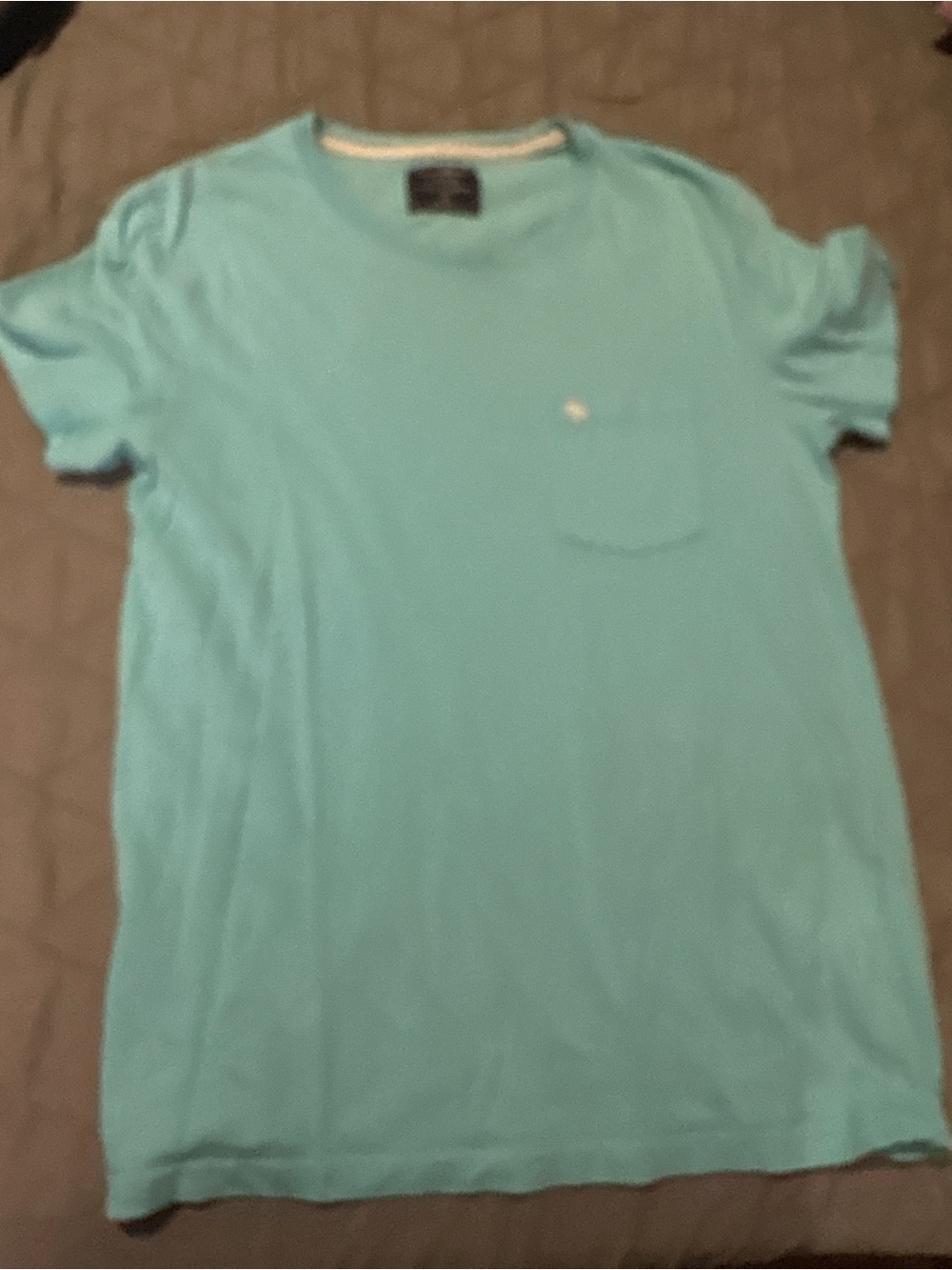Abercrombie & Fitch Light Teal Crewneck T-Shirt